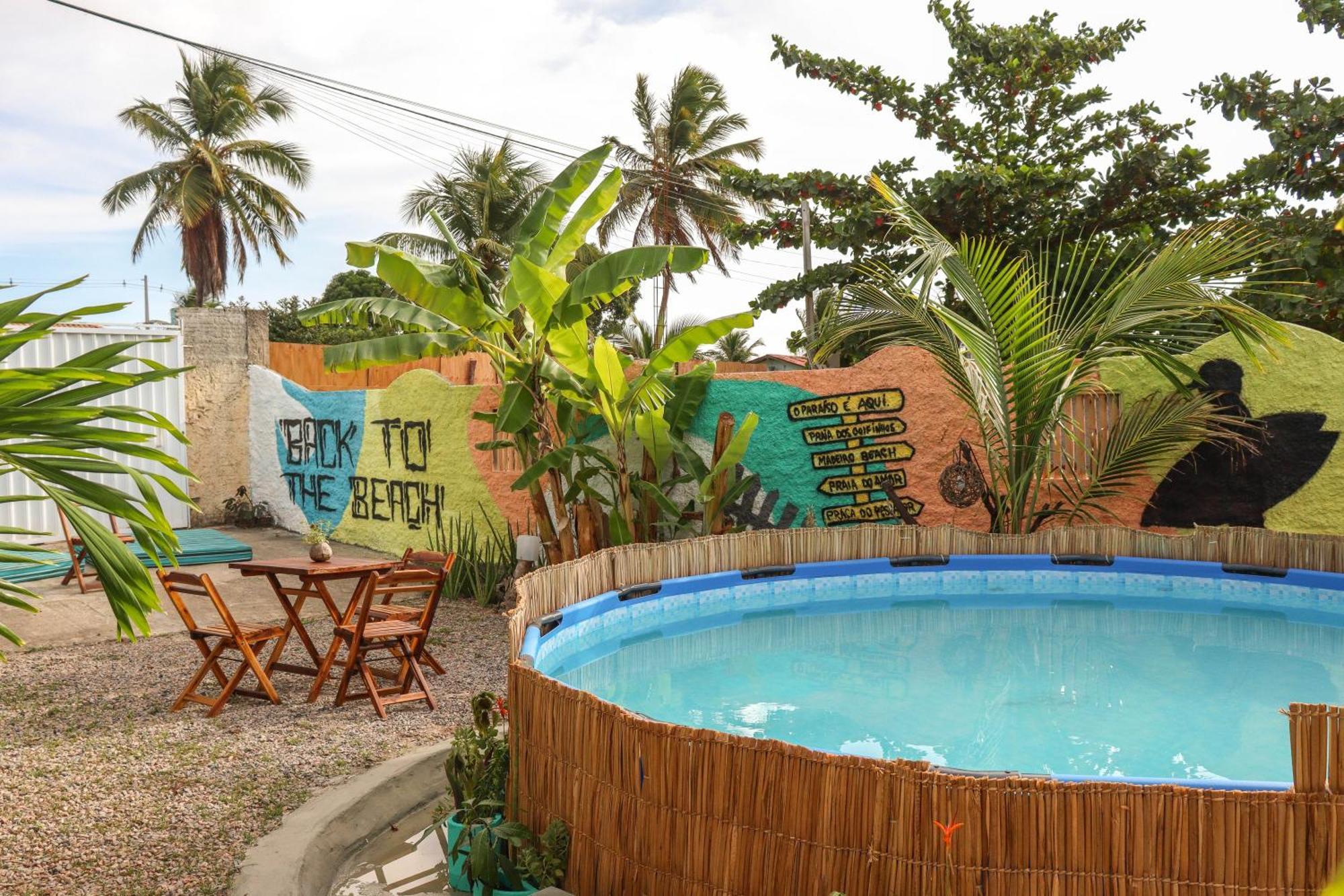 Back To The Beach Hostel - Pipa Praia de Pipa エクステリア 写真